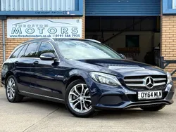 Blue Used 2014 Mercedes C200 Estate | £8,795 (A bit pricey)