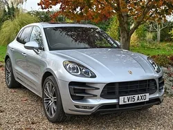 Rhodium silver metallic Used 2015 Porsche Macan Turbo SUV | £30,000 (Fair price)