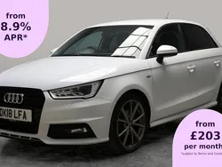 White Used 2018 Audi A1 Sportback Black Edition Hatchback | £12,255 (Fair price)