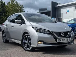 Silver Used 2021 Nissan Leaf N-Connecta Hatchback | £10,590 (Fair price)