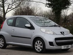 Silver Used 2011 Peugeot 107 Hatchback | £4,490 (Fair price)
