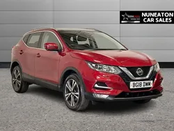 Red Used 2018 Nissan Qashqai N-Connecta SUV | £10,000 (Good price)