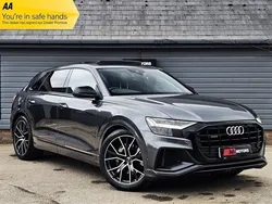 Grey Used 2021 Audi Q8 Black Edition SUV | £51,989 (Expensive)