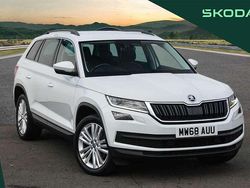 Moon white metallic Used 2018 Skoda Kodiaq SE SUV | £16,995 (Expensive)