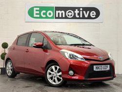 Red Used 2013 Toyota Yaris Hybrid Hatchback | £7,795 (Expensive)