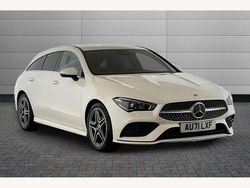 Polar white Used 2021 Mercedes CLA200 AMG Line Premium Estate | £23,095 (Fair price)
