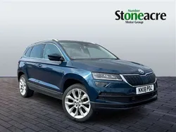 Blue Used 2018 Skoda Karoq SUV | £17,750 (Fair price)