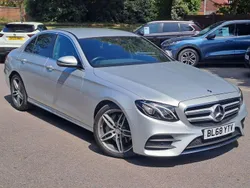 Silver Used 2018 Mercedes E200 AMG line Sedan | £16,999 (Fair price)