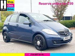 Blue Used 2008 Mercedes A150 Classic Hatchback | £2,998 (Fair price)