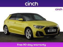 Yellow Used 2018 Audi A1 S-Line Hatchback | £13,849 (A bit pricey)