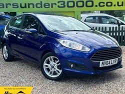 Blue Used 2014 Ford Fiesta Zetec Hatchback | £4,400 (Fair price)