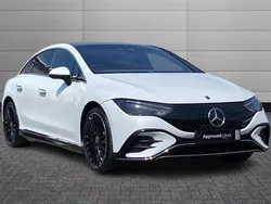 White Used 2024 Mercedes EQE300 AMG Line Premium Plus Sedan | £46,495 (Fair price)