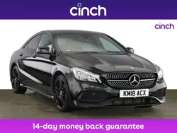 Black Used 2018 Mercedes CLA220 AMG line Sedan | £14,699 (Fair price)