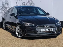Blue Used 2018 Audi A5 S-Line Coupe | £16,995 (Fair price)
