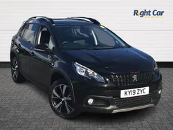 Black Used 2019 Peugeot 2008 GT-line SUV | £9,499 (Good price)