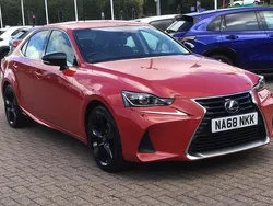 Red Used 2018 Lexus IS300h Sport Line Sedan | £15,500 (Fair price)