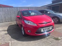 Red Used 2011 Ford Fiesta Zetec Hatchback | £2,795 (Fair price)