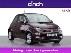 Red Used 2019 Fiat 500 Lounge Hatchback | £8,299 (Fair price)
