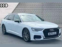 White Used 2020 Audi A6 Black Edition Sedan | £24,651