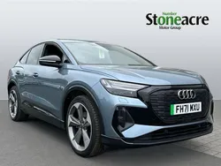 Blue Used 2022 Audi Q4 Sportback e-tron Advanced SUV | £27,999