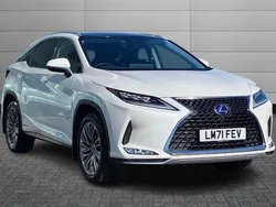 Sonic white Used 2021 Lexus RX450h SUV | £37,771