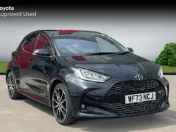 Eclipse black Used 2022 Toyota Yaris Hybrid Sport Hatchback | £17,990 (Fair price)