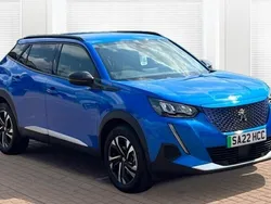 Blue Used 2022 Peugeot e-2008 Allure Premium SUV | £15,038 (Fair price)