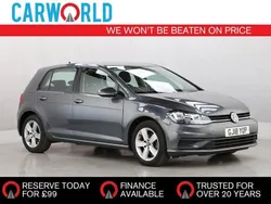 Grey Used 2018 VW Golf VII S Hatchback | £9,400 (Good price)