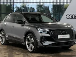 Grey Used 2024 Audi Q4 e-tron Black Edition SUV | £39,999 (A bit pricey)