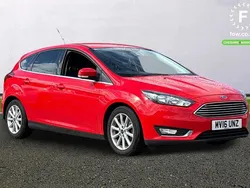Red Used 2016 Ford Focus Titanium Hatchback | £7,199 (Good price)