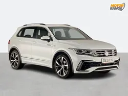 White Used 2021 VW Tiguan R-line SUV | £23,495 (Good price)