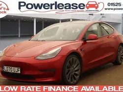 Red Used 2020 Tesla Model 3 Performance Sedan | £19,989 (Fair price)