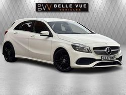 White Used 2017 Mercedes A160 AMG line Hatchback | £9,495 (Fair price)