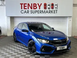 Blue Used 2017 Honda Civic SR Hatchback | £11,295 (Fair price)