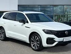 Pure white Used 2023 VW Touareg Black Edition SUV | £46,291 (Fair price)