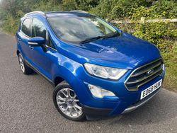 Blue Used 2018 Ford Ecosport Titanium SUV | £9,690 (Fair price)