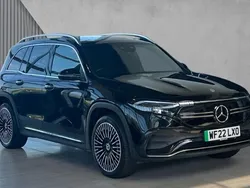 Night black Used 2022 Mercedes EQB350 AMG line SUV | £31,991 (Expensive)