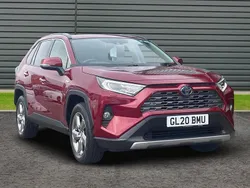 Red Used 2020 Toyota RAV4 SUV | £26,127 (Fair price)
