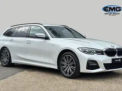 White Used 2021 BMW 330 M Sport Estate | £20,199 (Good price)