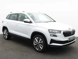 Moon white metallic New 2024 Skoda Karoq SE L SUV | £25,990 (Expensive)