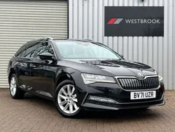 Black Used 2021 Skoda Superb SE Estate | £12,990