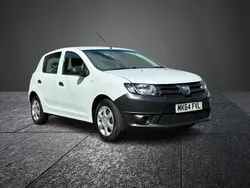 White Used 2014 Dacia Sandero Ambiance Hatchback | £2,490 (Good price)