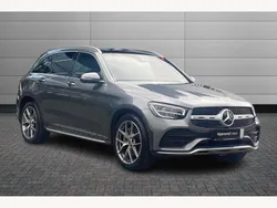Grey Used 2021 Mercedes GLC220 AMG line SUV | £31,295 (Expensive)