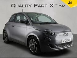 Grey Used 2021 Fiat 500e Icon Hatchback | £7,600 (A bit pricey)