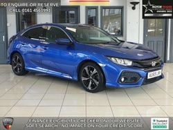 Blue Used 2019 Honda Civic SR Hatchback | £13,440 (Fair price)