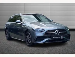 Grey Used 2024 Mercedes C220 AMG Line Premium Estate | £40,195