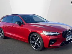 Red Used 2022 Volvo V60 Ultimate Estate | £33,922 (Fair price)