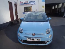 Blue Used 2016 Fiat 500 Lounge Hatchback | £5,395 (Fair price)