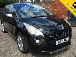 Black Used 2012 Peugeot 3008 Allure Hatchback | £3,495 (Fair price)