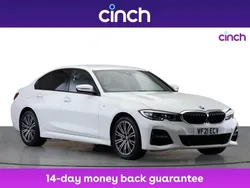 White Used 2021 BMW 330e M Sport Sedan | £21,249 (Fair price)